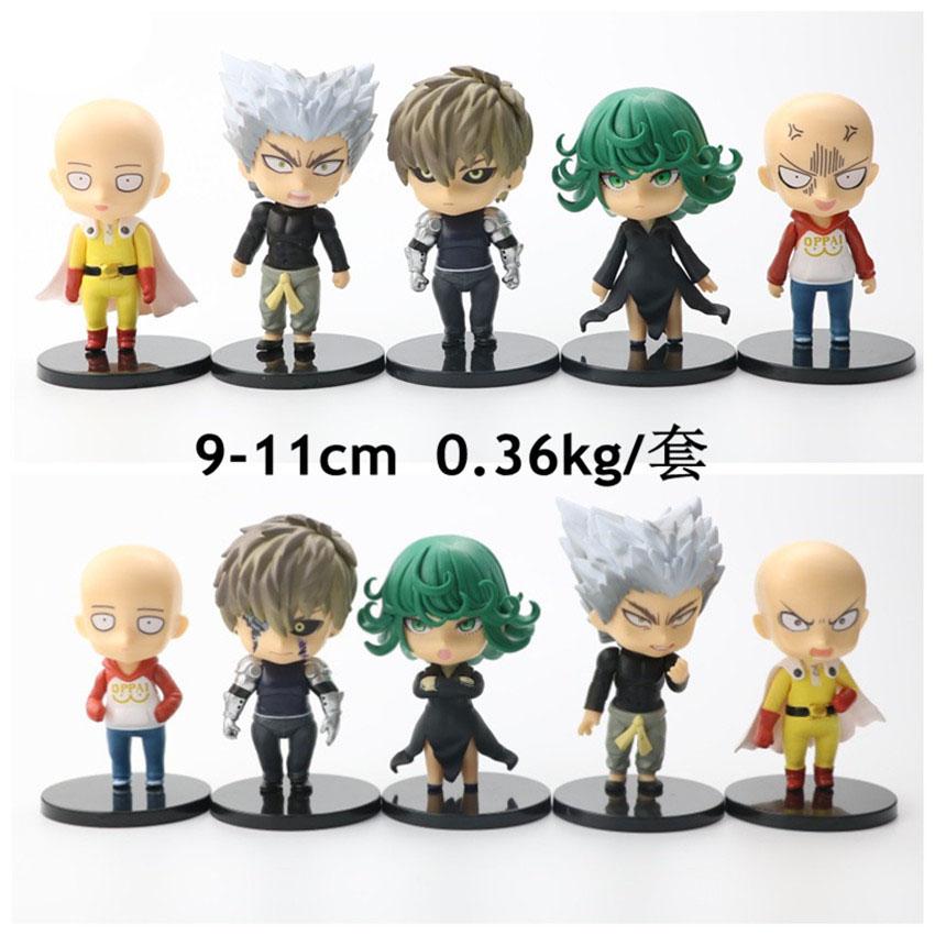 5 шт./комплект Аниме ONE PUNCH MAN ПВХ Фигурка Действия Игрушки 10 см