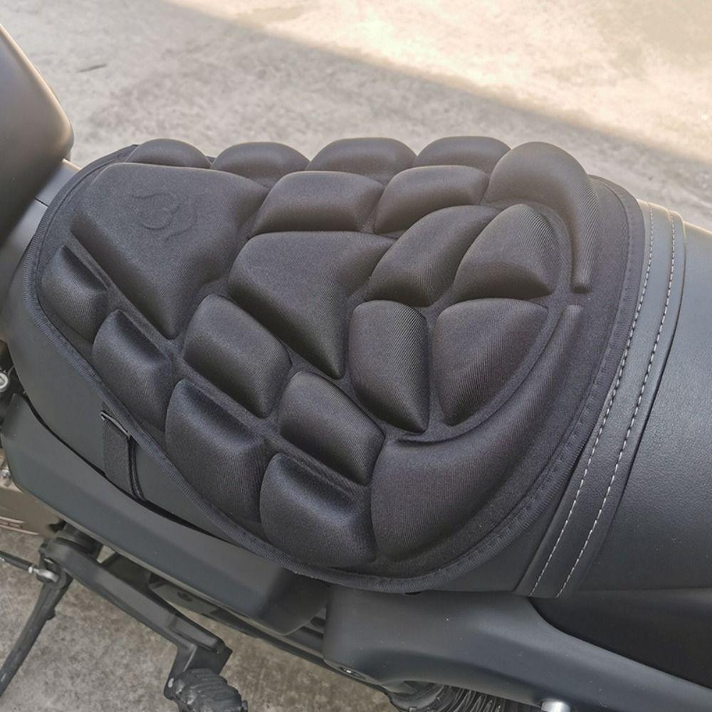 Universal Motorcycle Seat Cover 3D Comfort Air Seat Cushion Cover Motorbike Air Pad Cover Shock Absorption Decompression Saddles