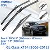 3 шт. для Benz GL Class X164 2006-2012 28 "21" 12 "передние и задние щетки стеклоочистителя лобовое стекло резак для окон аксессуары 2008 2009 2010 2011 2012