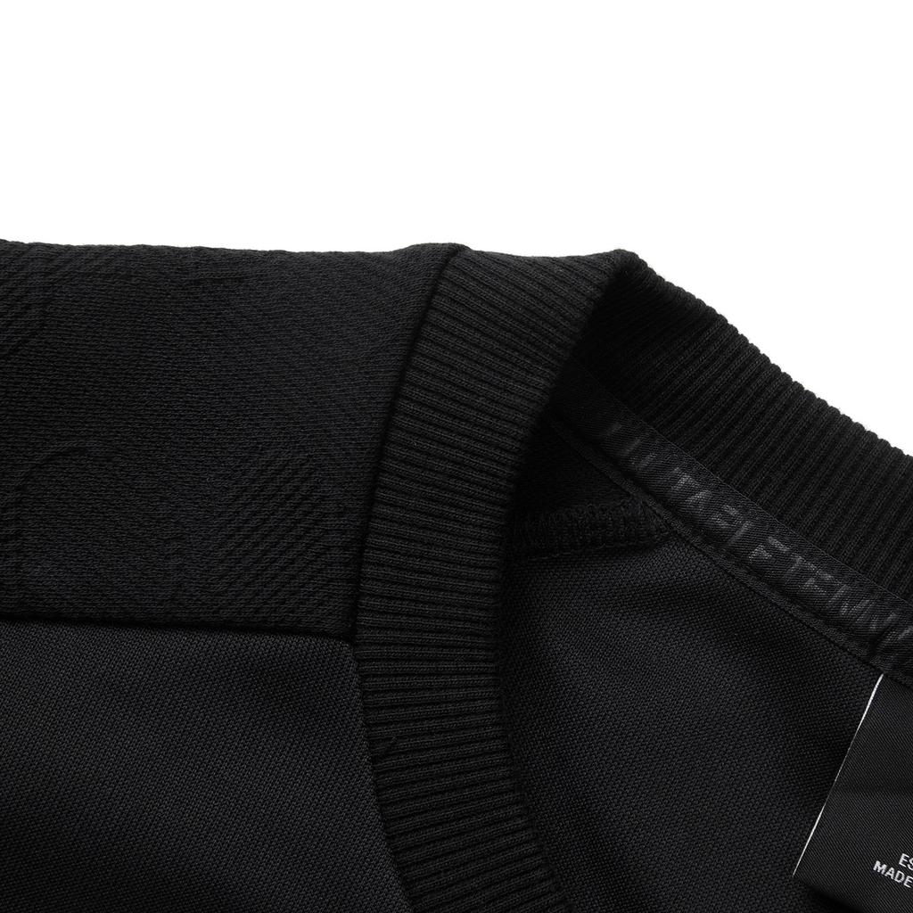 Li Ning Table Tennis Series Pullover Long Sleeve Round Neck Sports Sweater Unisex Sweater Black AWDV281-1