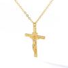 Christian Jesus Cross Necklace For Women Men Stainless Steel Chains Choker Religion Cross Pendants Jewelry Prayer Baptism Gifts