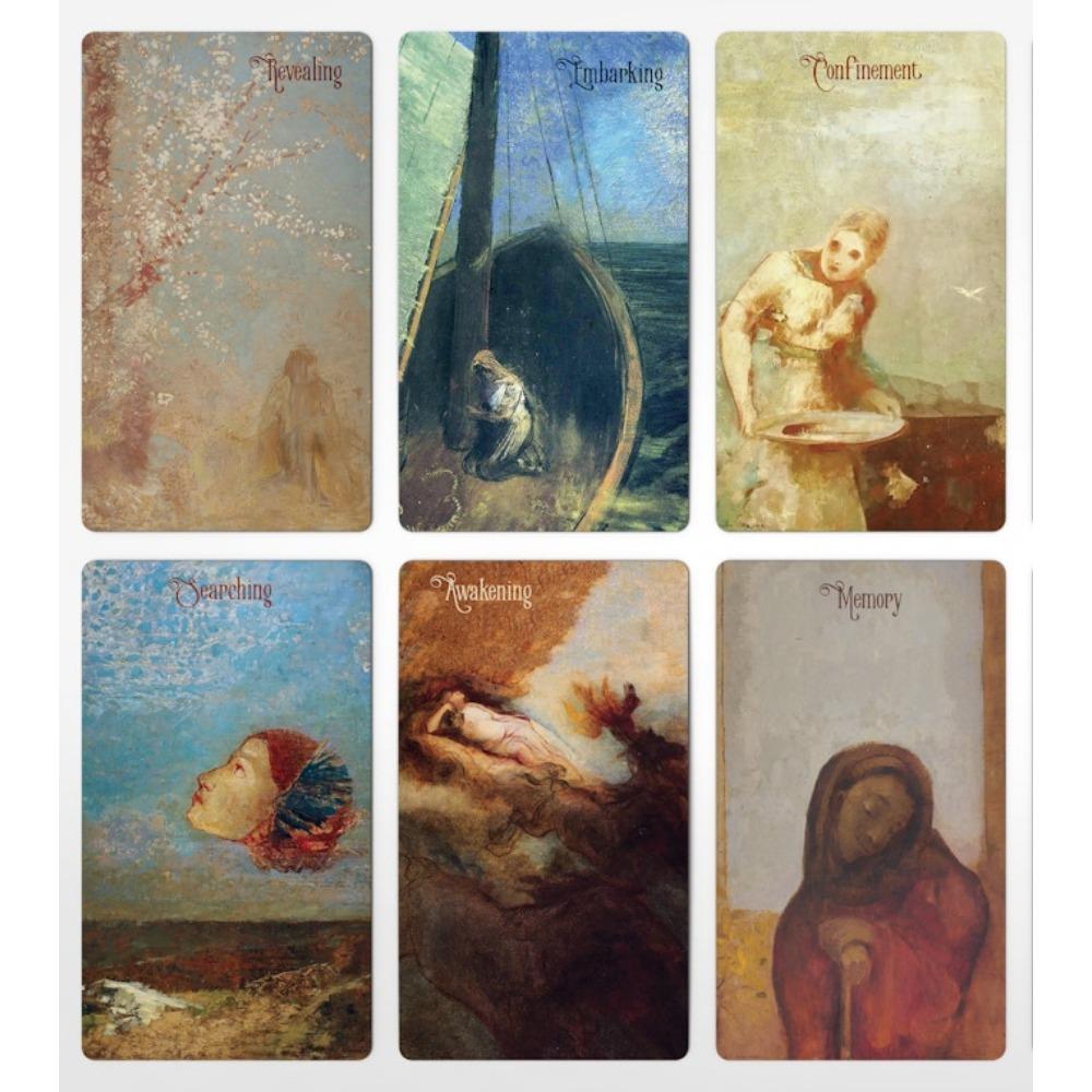 10,3*6 см Таро Одинокого Мечтателя 3-го числа (и финал) Ограниченное издание колоды Таро, вдохновленной работами художника-символиста Одилона Редона.