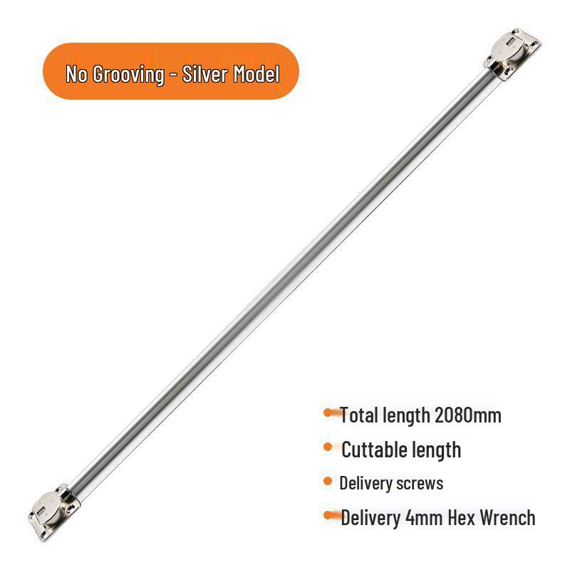 Surface-Mounted No-Groove Wardrobe Door Straightener for Double-Opening Cabinets