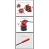 Heavy Duty Furniture Lifter Transport Tool Leverage with 4 Roller Sliders Easy Moving Appliance Suitable for Tile/Hardwood Floor
