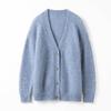 Sinuofude Women's Retro V-Neck Cashmere Knit Cardigan