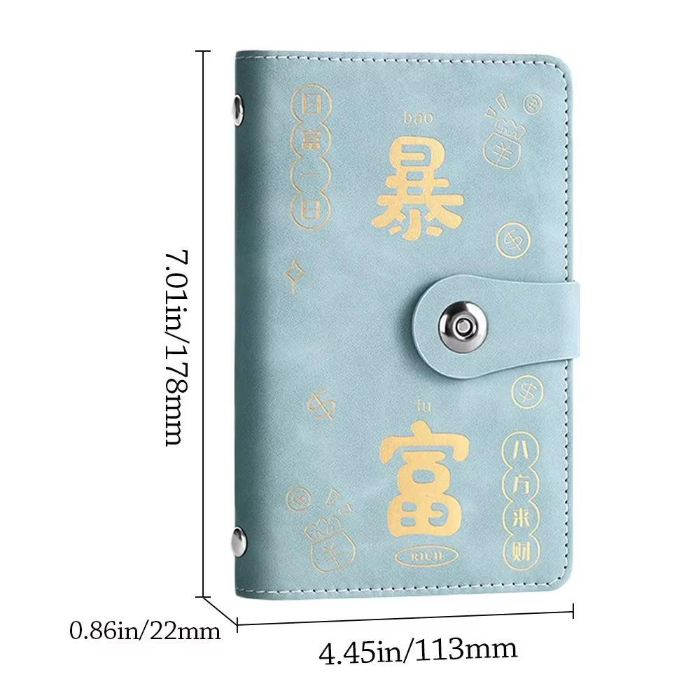 Портативный органайзер для сбережений, большой вместимости, книга для хранения бюджета, денежные конверты