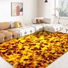 3D Volcano Lava Magma Area Rug Large Red Carpet for Living Room Bedroom Sofa Home Decor Kids Game Play Non-slip Floor Mat
