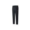 Latte Girl 3.0 Series Solid Color Elastic Waist Logo Print Straight Leg Sports Pants Women Bottoms Deep-Black A11W321610FBK