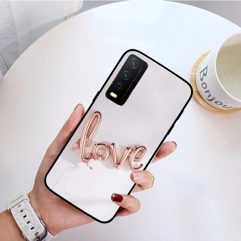 Чехол для телефона «Я люблю тебя с розовым сердечком» для VIVO Y31 Y21 Y70 Y21S Y20 Y72 1907 Y12 Y11S Y53S Y33S Y55 Y76 Y51 Y15S Y01