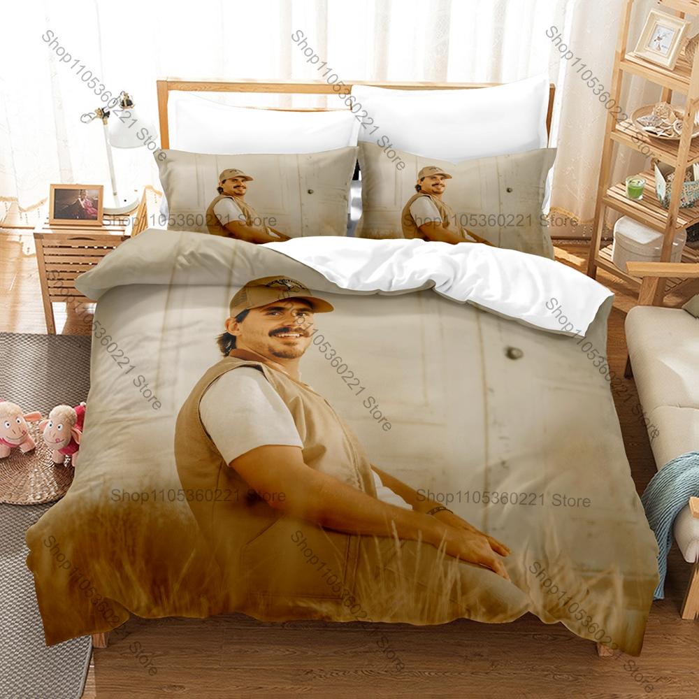 Country Pop Star Bedding Set 3Pcs Tucker Wetmore Exquisite Photo Print Stylish Home Decoration For Music Collectors
