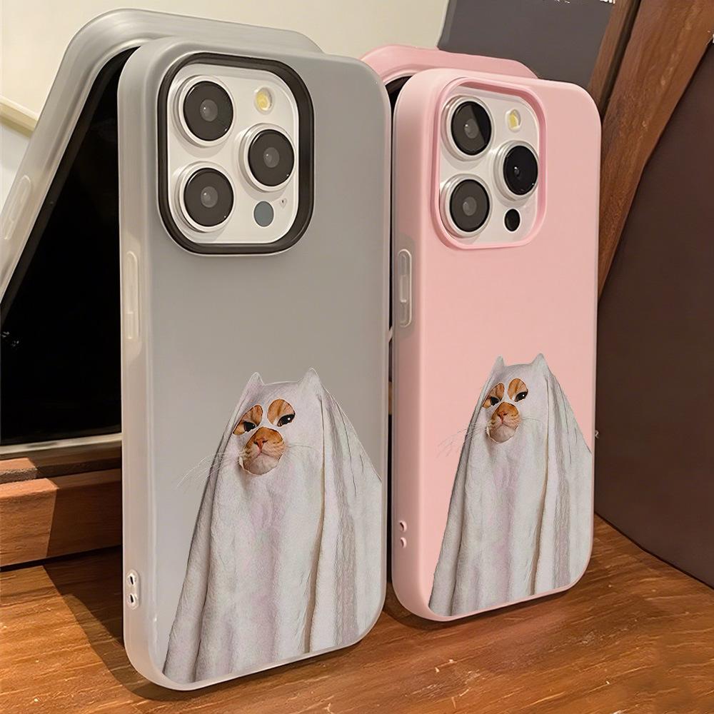 Чехол для iPhone17 Pro Max «Хэллоуинский котенок»: Полная защита и защита от падений для iPhone16