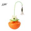 Cat Track Ball Toy Interactive Toy, Wobbling Feather with Catnip, Wobble Hunting Instinct for Indoor Cats Self-Entertainment