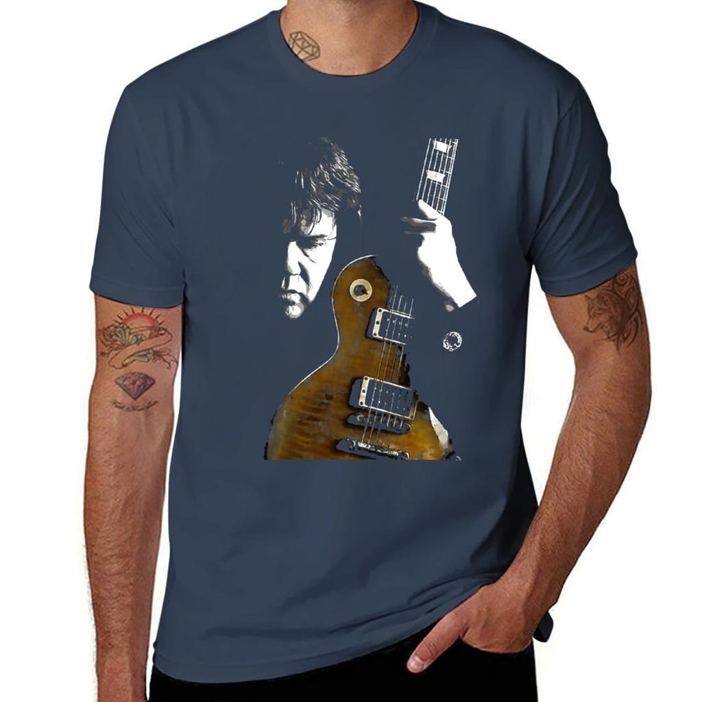 Gary Moore Tshirt Oversized Boys Whites Anime Summer Tops Sweat Shirts Unisex