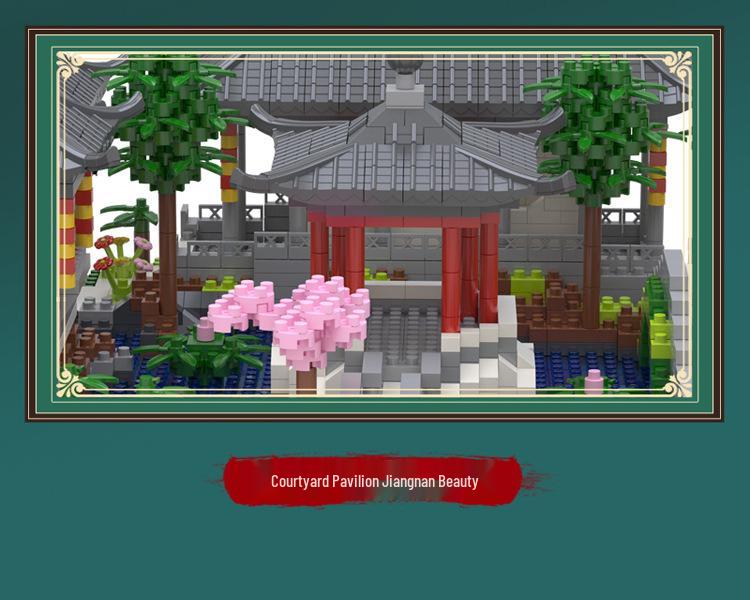 JIHUI Конструктор «Сад Сучжоу» - Продвинутая развивающая игрушка для мальчиков и девочек