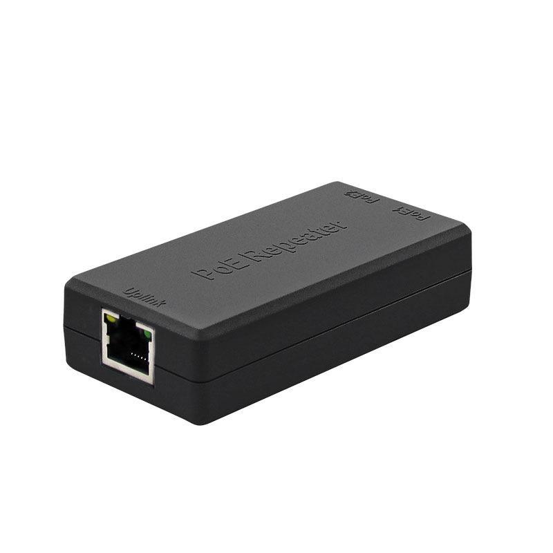 2-портовый POE-удлинитель 10/100/1000 Мбит/с Стандарт IEEE 802.3af Дальность 100 м для офисной системы видеонаблюдения