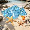 Custom Name Personalized Care Bears Print Beach Towel, for Trip Camping Beach Party Home Decor, Birthday Gift for Family & Friends
