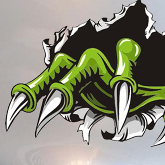 Призрачный коготь автомобильная наклейка устойчивая к атмосферным воздействиям самоклеящаяся авто внедорожник окно автомобиля кузов бампер украшение от царапин демон ручная отделка наклейка автомобиль