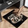 НАС. Впитывающий моющийся ковер с принтом Route 66, нескользящие коврики для ванной, кухонные коврики, коврик для йоги, коврик для прихожей гостиной, коврики для кемпинга и пикника