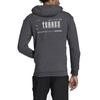 Adidas Пуловер с капюшоном с логотипом Terrex, мужская верхняя одежда, серый FJ5039