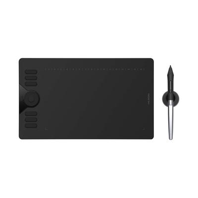 Планшет HUION HS610 с графическим интерфейсом 10 дюймов, совместимый с мобильным телефоном, оснащен функцией обнаружения наклона, 8192 Давление Давление Без зарядки, 12 клавиш быстрого доступа и 16