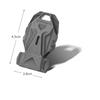 Titanium Survival Whistle High Decibel Outdoor Emergency Signal Tool Hiking Camping Trekking EDC Gear