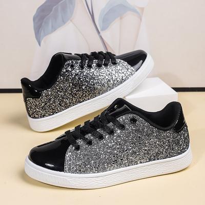 Кроссовки Весна и Осень Новые Клетчатые Повседневные Кеды Глянцевая Модная Симфония Женские