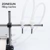ZONESUN ZS-DPYT2P Double Head Semi Automatic Diaphragm Pump Liquid Filling Machine