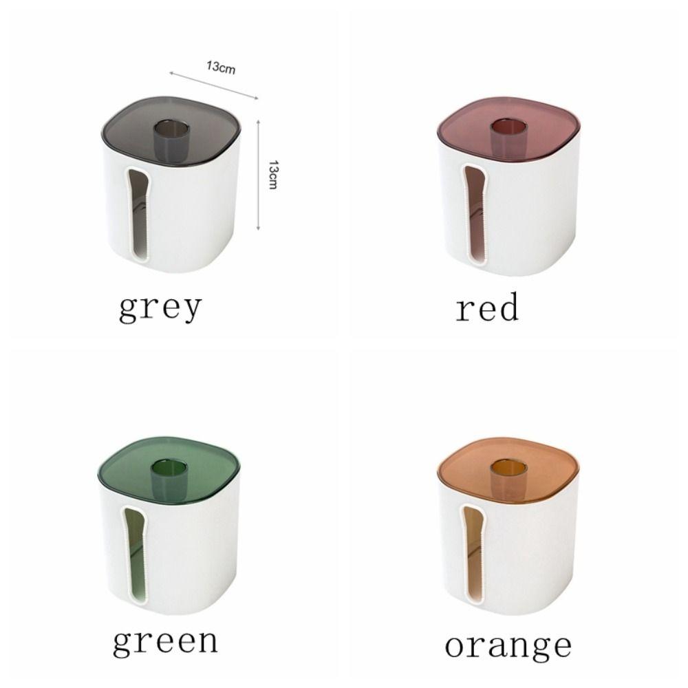 Круглая коробка для хранения салфеток Без сверления Коробка для салфеток Креативный держатель для туалетной бумаги Отель