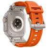 Силиконовый ремешок для Apple Watch Band 44 мм 49 мм 45 мм 42 мм Прочный металлический+резиновый Браслет iWatch Серия 9 6 5 3 7 8 SE Ultra 2 ремешки