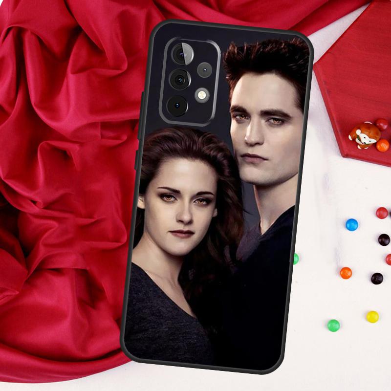 Чехол для Samsung Galaxy A52 A32 A22 A54 A14 A16 A26 A36 A56 A55 A35 A05 A06 A15 A53 A33 A13 с изображением Сумерек Беллы и Эдварда