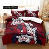 Комплект постельного белья Helltaker Single Twin Full Queen King Size Bed Set Aldult Kid Bedroom Duvetcover Sets Anime Parure de lit Bed