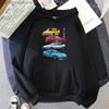 Аниме Initial D Hoodie JDM Mix Civic CRX Integra Print Sweatshirts Men Tops Hooded Streetwear Women Long Sleeve Sudadera