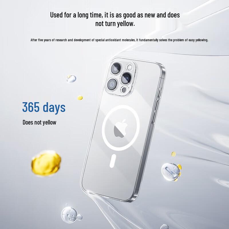 Baseus Ultra-Thin Non-Yellowing Clear MagSafe Case for iPhone 16 Pro Max