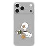 Мягкий прозрачный чехол для телефона для iPhone 17 Air 16E 16 11 15 14 Pro MAX 12 13 7 8 Plus SE Пасхальный чехол Забавный милый утенок Модный парный