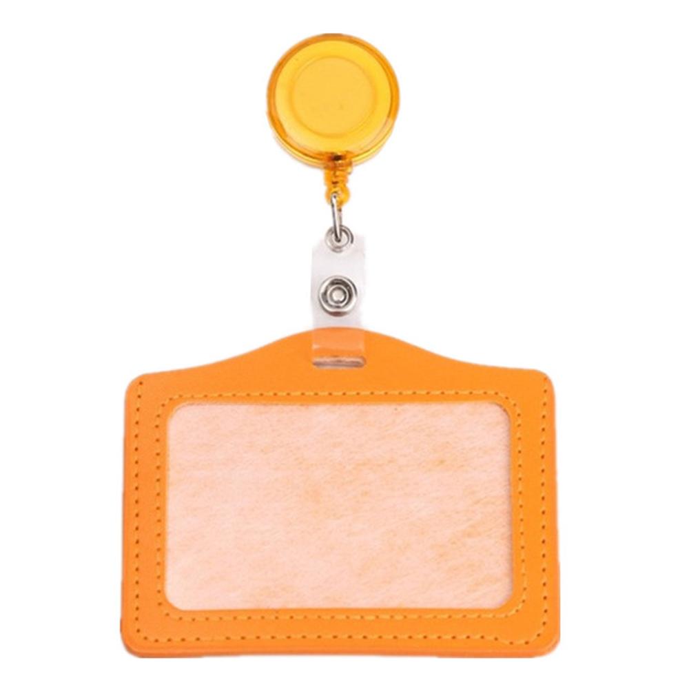Держатель для карт с зажимом из искусственной кожи, выдвижные катушки для бейджей, держатель для именных карт, держатель для удостоверения личности, держатель для бейджа медсестры, врача