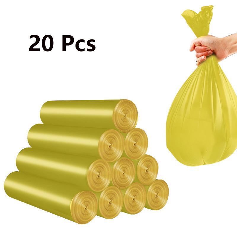 Утолщенный универсальный домашний жилой закрывающийся мешок для мусора на шнурке, автоматический кухонный дизайн