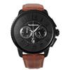 TENDENCE GULLIVER Round Chrono Quartz 10 ATM Water Mineral Black Stainless Resin Men's Watch, TG460010-BRLE-AM, Movement, Resistance, Glass, Dial,
