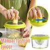 Соковыжималка для лимона и апельсина Ручная соковыжималка со встроенной мерной чашкой и теркой