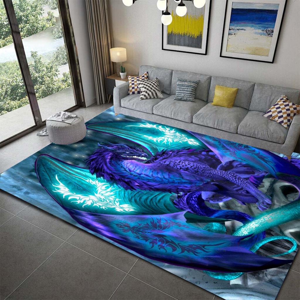 3D ковры с рисунком дракона, противоскользящий коврик для гостиной, детские коврики для спальни, коврик для йоги, большой ковер, декор