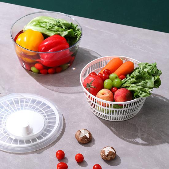 Сливная корзина, счетчик для салата, быстрый слив, многофункциональная сушилка для овощей большой емкости, стиральная машина для фруктов для дома