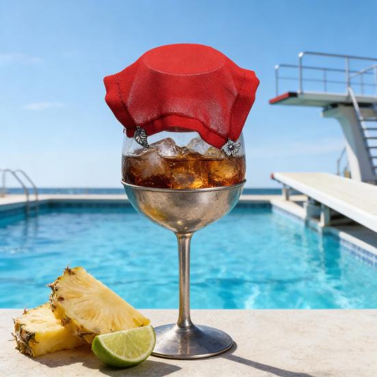 1/4 шт. Крышка для винного бокала Дышащая конструкция решетки Многоразовые тканевые чехлы для винных бокалов Набор с декором в виде цветка и листа Защита от пыли для стекла для вечеринки на открытом воздухе