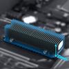 Для M.2 SSD NVMe Heat Sink 2280 Solid Hard Disk Алюминиевый радиатор с термосиликоновыми рекламными объявлениямиКомпьютерный радиатор