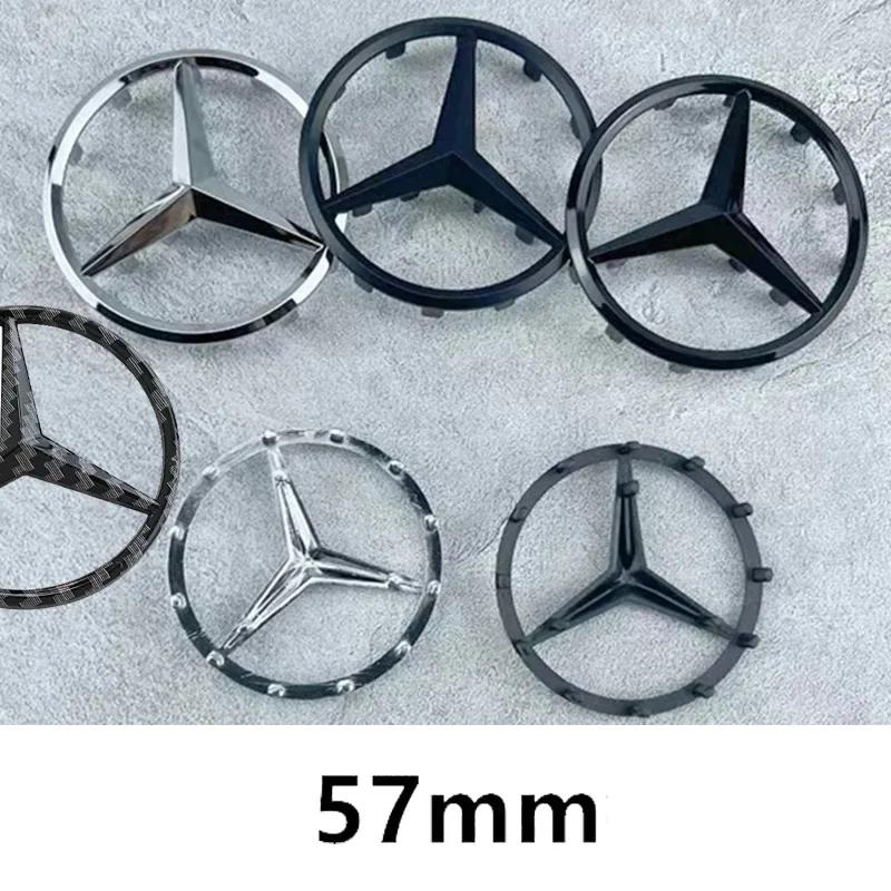NGR2 52/57mm ABS Car Steering Wheel Emblem Sticker Accessories Mercedes Benz AMG GLC CLA GLK W166 W203 W206 W246 W176 W177 W205