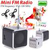 Портативное цифровое FM-радио TD-V26, динамик, мини-приемник FM-радио / ЖК-дисплей, стереодинамик, поддержка TF-карты