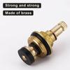 G1/2 Bsp 20 Tooth Cartridge Valves Bathroom Accessories Brass Faucet Tap Valve Spool Faucet Cartridge And Cold Water Spool