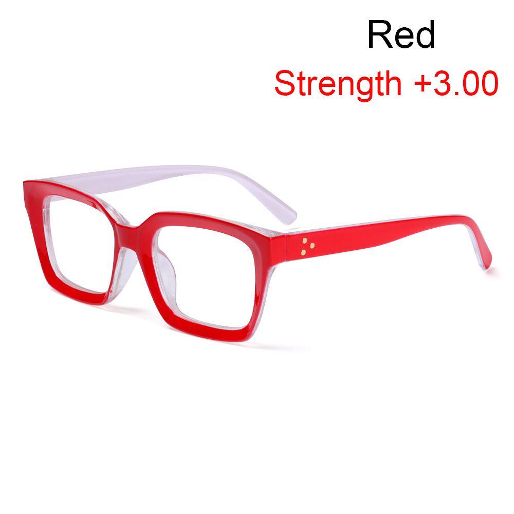 Diopter +1.0~+4.0 High-definition Portable Reading Glasses Oversized Presbyopia Eyeglasses Large Frame