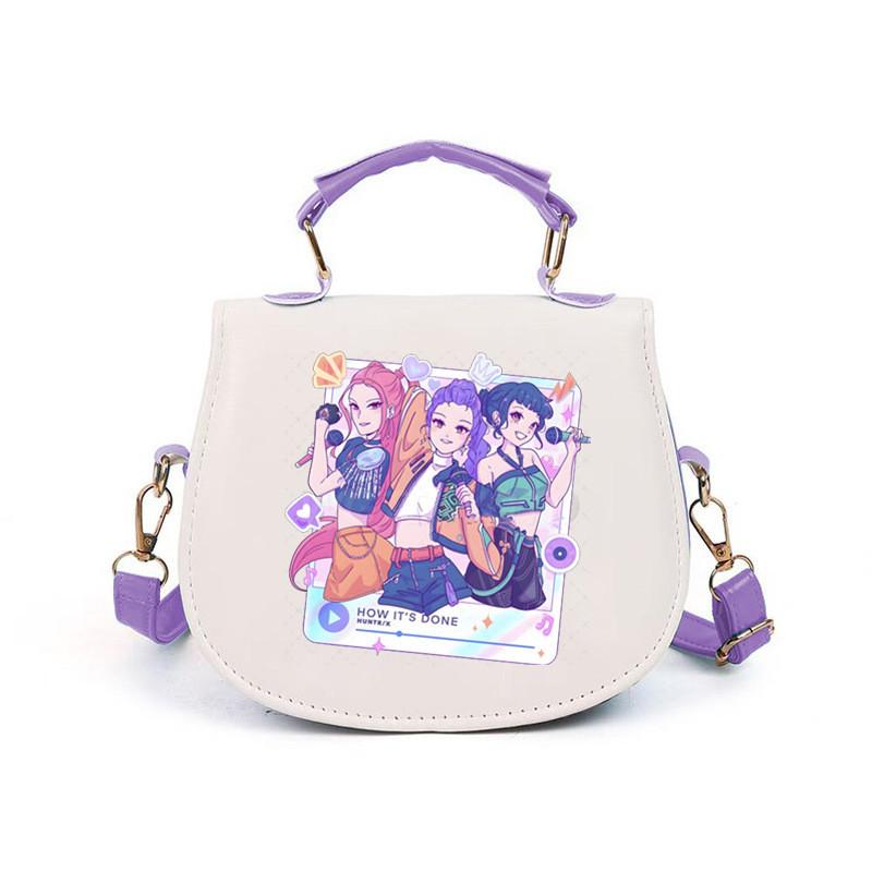 Girls Kpop Hunters Derpy Rumi Zoey Mira Printed Student Kids Casual Shoulder Crossbody Bags
