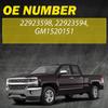 Exterior Door Handle Rear LH/RH For 2015- Chevy Silverado Tahoe Suburban GMC