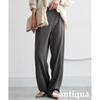 [antiqua] [Antica] tapered pants ladies YZ-00102 Medium 01 taupe