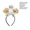 Yousheng Elastic Hair Hoop Men Women New Year Theme Headband HAPPY NEW YEAR Decoration Versatile Hair Accessory